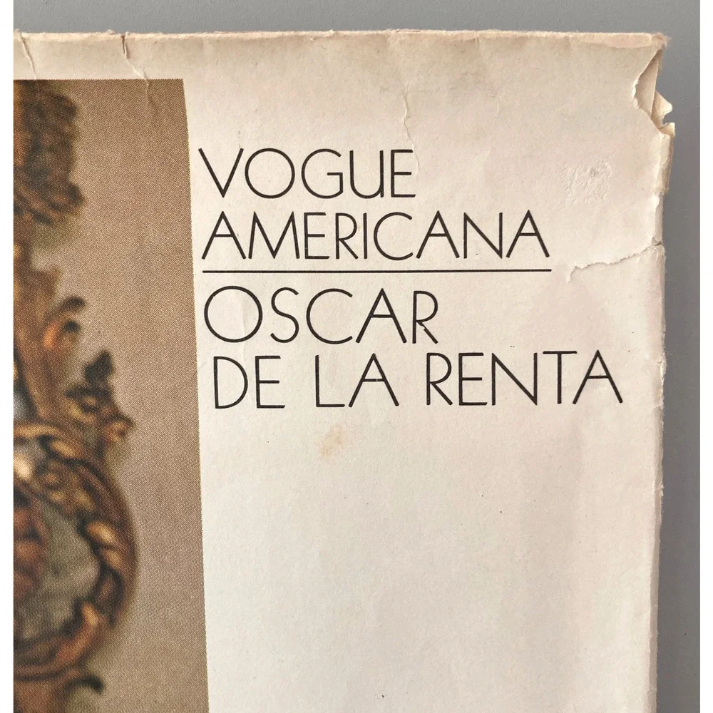 '74 Vogue Americana 1140 Oscar de la Renta Pattern Evening Dress Misses Sz 16 UC